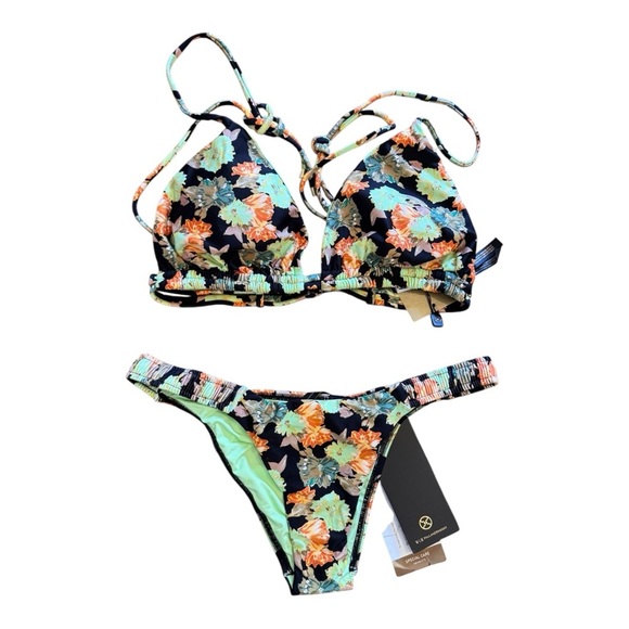 VIX Camilla top/ Riviera bottom in Beatrice Floral NWT - Picture 2 of 8